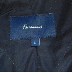 Faconnable Dark Blue Navy Men's Peacoat